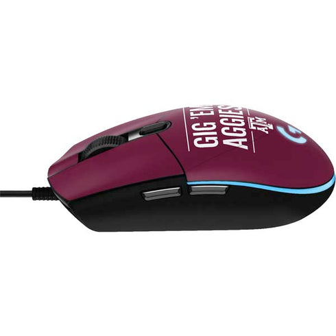 Texas A&M University Gig Em Aggies G203 Prodigy RGB Wired Gaming Mouse Skin